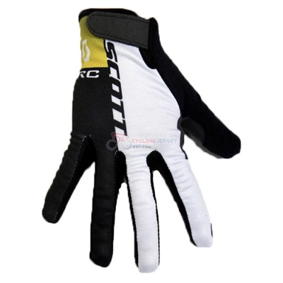 2020 Scott Long Finger Gloves Black White (2)